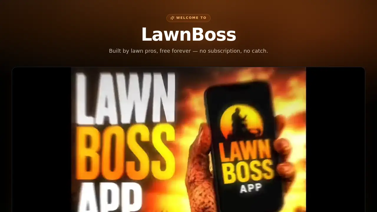 lawnboss.app 网站截图