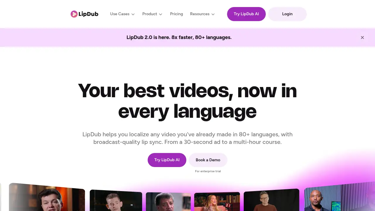 lipdub.ai 网站截图