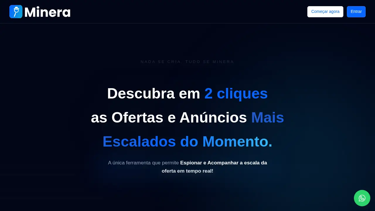 Capture d’écran du site mineraroi.com.br