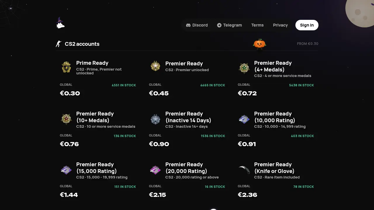 Screenshot of the nfa.pub website